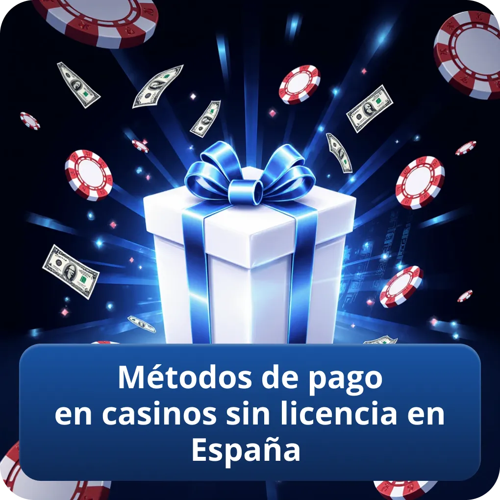 Métodos de pago en casinos sin licencia en España